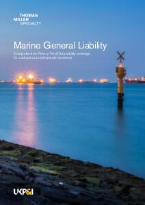 Marine General Liability